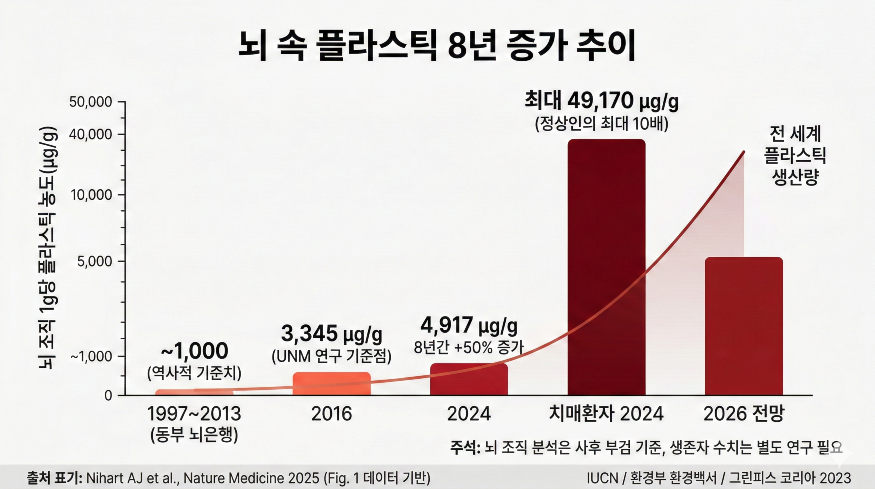 뇌 속 플라스틱 8년 증가 추이 포커스온경제.png