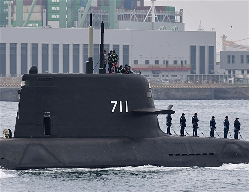 대만 첫 국산 잠수함 하이쿤. 사진=대만 중앙통신사